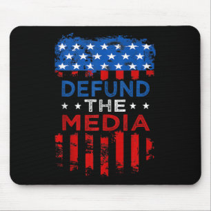 Defund Media Anti Fake News enttäuscht den Media T Mousepad
