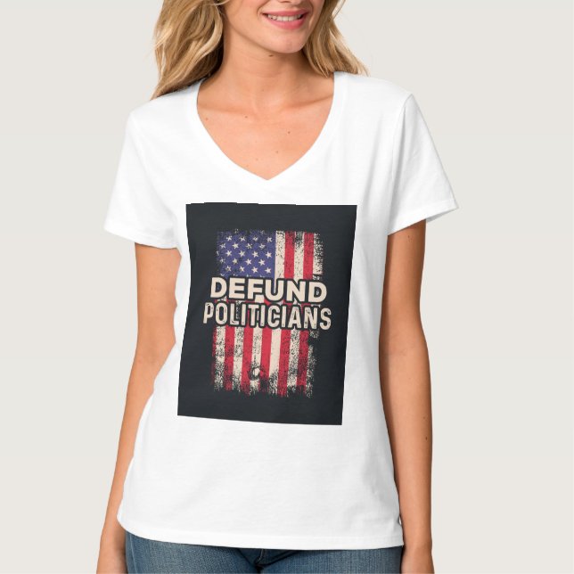 Defund Policies T-Shirt (Vorderseite)