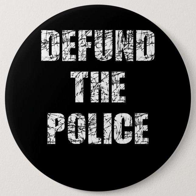 Defund the Police Gift Lover Button (Vorderseite)