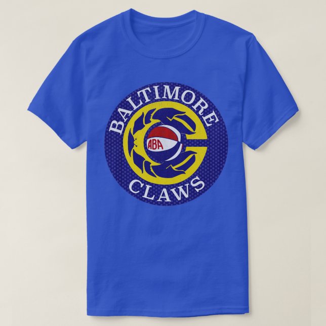 Defunkt Baltimore Claws ABA Basketball 1976 TShirt (Design vorne)