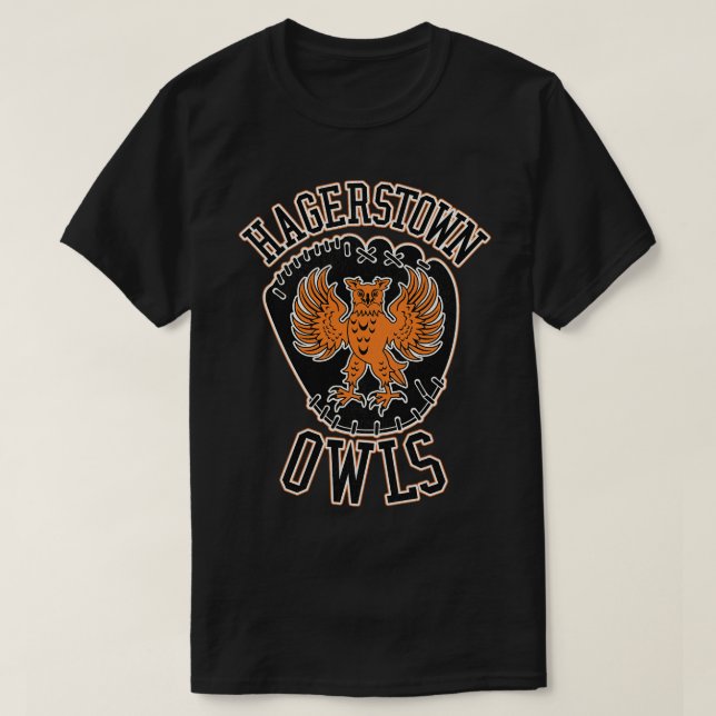 Defunktional Hagerstown Owls Baseball Team T-Shirt (Design vorne)