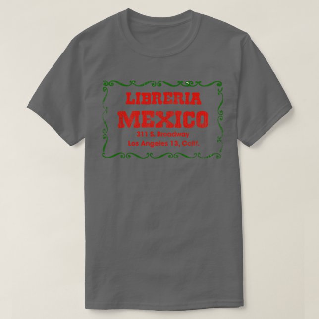 Defunktional Libreria Mexico Book Store Los Angele T-Shirt (Design vorne)