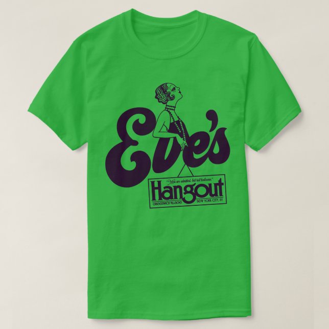 Defunktionale Eves Hangout 70er 80er Lesbian Night T-Shirt (Design vorne)