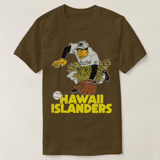 Defunktionale Hawaii Islanders Baseball Team TShir T-Shirt (Design vorne)