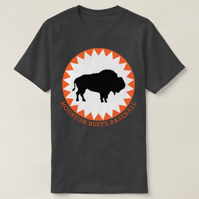 Defunktionale Houston Buffs Buffalos Minor League  T-Shirt (Design vorne)
