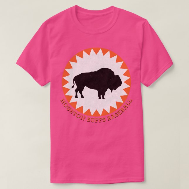 Defunktionale Houston Buffs Buffalos Minor League  T-Shirt (Design vorne)