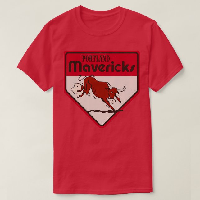 Defunktionale Portland Mavericks Baseball T-Shirt (Design vorne)