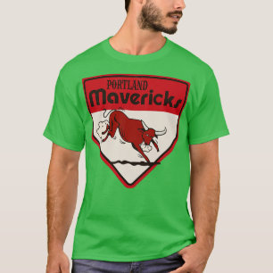 Defunktionale Portland Mavericks Baseball T-Shirt