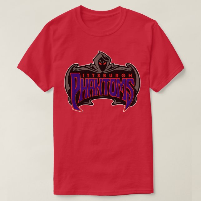 Defunktionaler Pittsburgh Phantoms Roller Hockey T-Shirt (Design vorne)