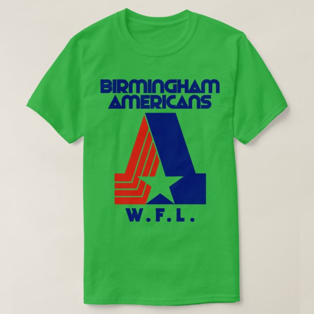 Defunktionierte Birmingham American Team TShirt (Design vorne)