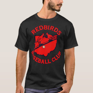 Defunktionierte Columbus Redbirds Baseball Team T-Shirt
