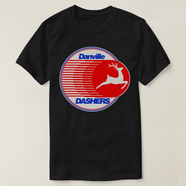 Defunktionierte Danville Dashers Hockey Team T-Shirt (Design vorne)