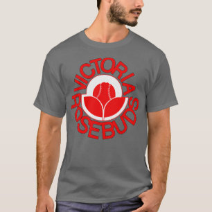 Defunktionierte Viktoria-Rosenknospe-Minor-Basebal T-Shirt
