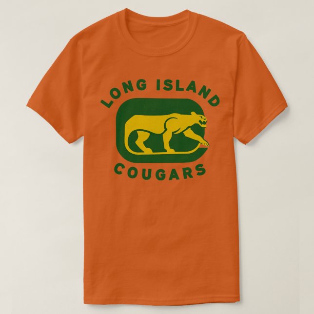 Defunktiont Long Island Cougars NAHL Hockey 1973 T-Shirt (Design vorne)