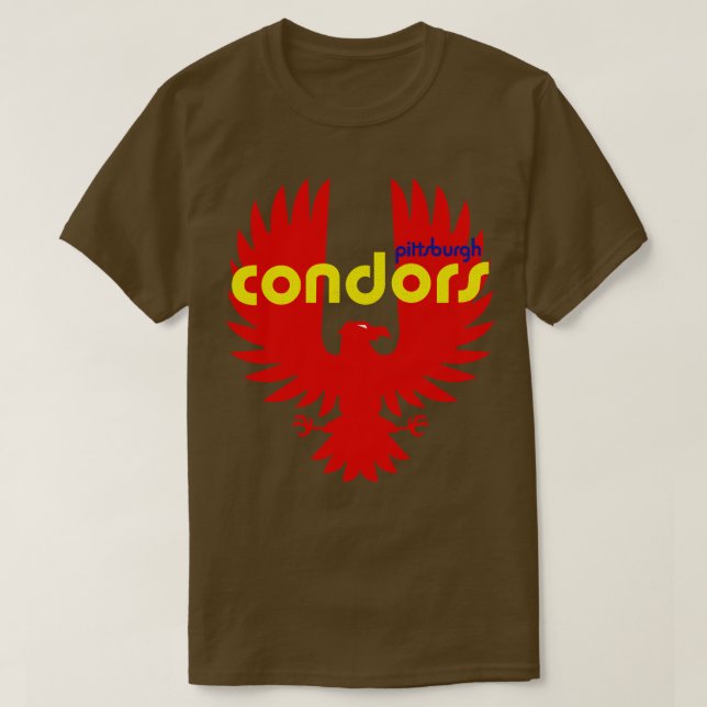 Defunktiont Pittsburgh Condors ABA Basketball 1971 T-Shirt (Design vorne)