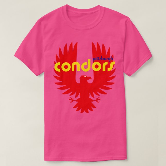 Defunktiont Pittsburgh Condors ABA Basketball 1971 T-Shirt (Design vorne)