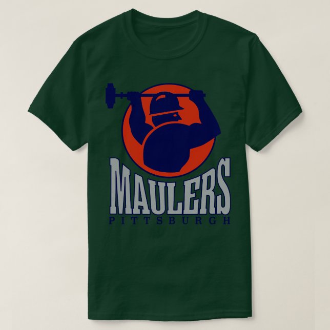 Defunktiont Pittsburgh Maulers USFL 1984 T-Shirt (Design vorne)