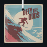 Defy The Odds Ornament Aus Glas<br><div class="desc">Defy The Odds</div>