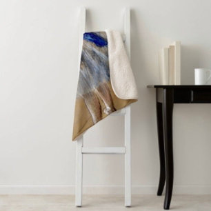 Dega’s Tänzerin mit blauem Band Sherpadecke