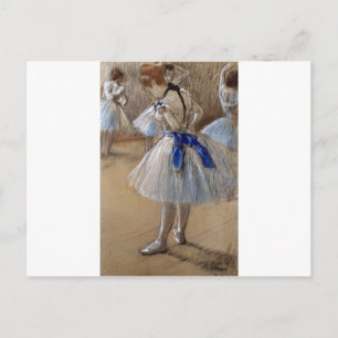 degas ballerina art postkarte