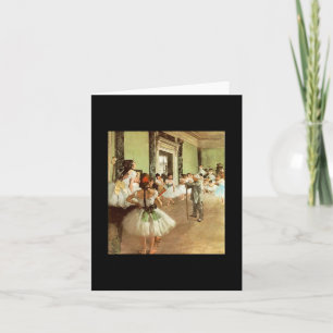Degas - Ballet Dance Class Karte