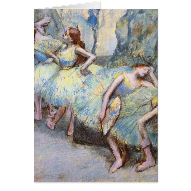 Degas Ballet Dancer Art Dancers Malerei (Vorne)
