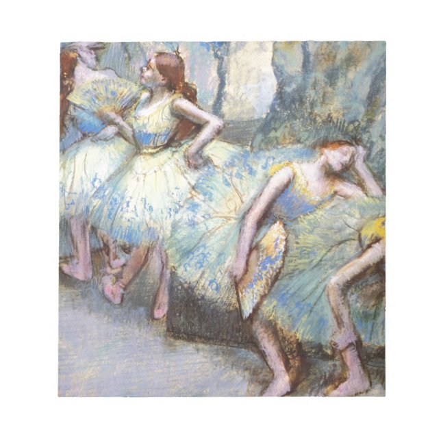 Degas Ballet Dancer Art Dancers Malerei Notizblock (Vorderseite)
