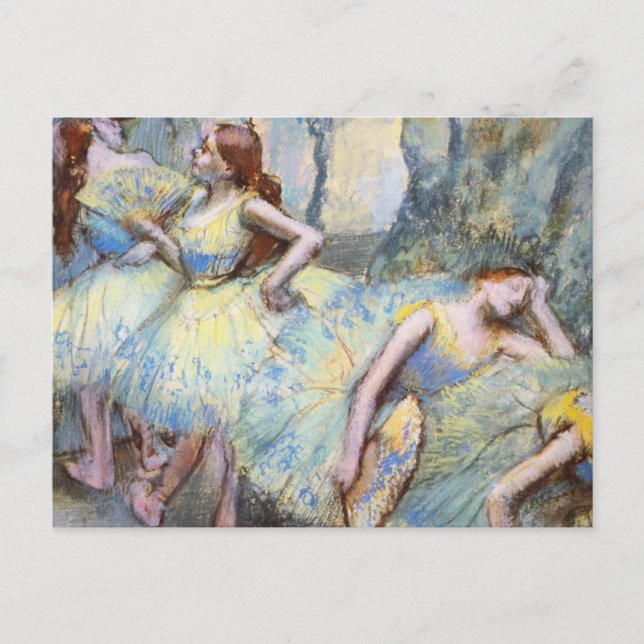 Degas Ballet Dancer Art Dancers Malerei Postkarte (Vorderseite)