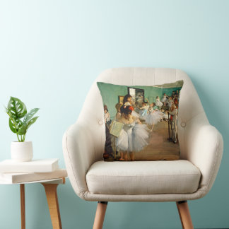 Degas Ballet Elegance Throw Pillow Kissen