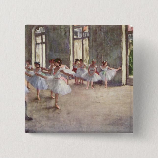 Degas Ballet-Probe Button (Vorderseite)
