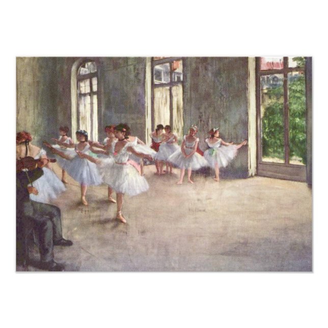 Degas Ballet-Probe Fotodruck (Vorne)