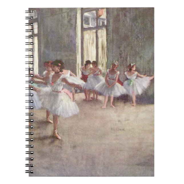 Degas Ballet-Probe Notizblock (Vorderseite)