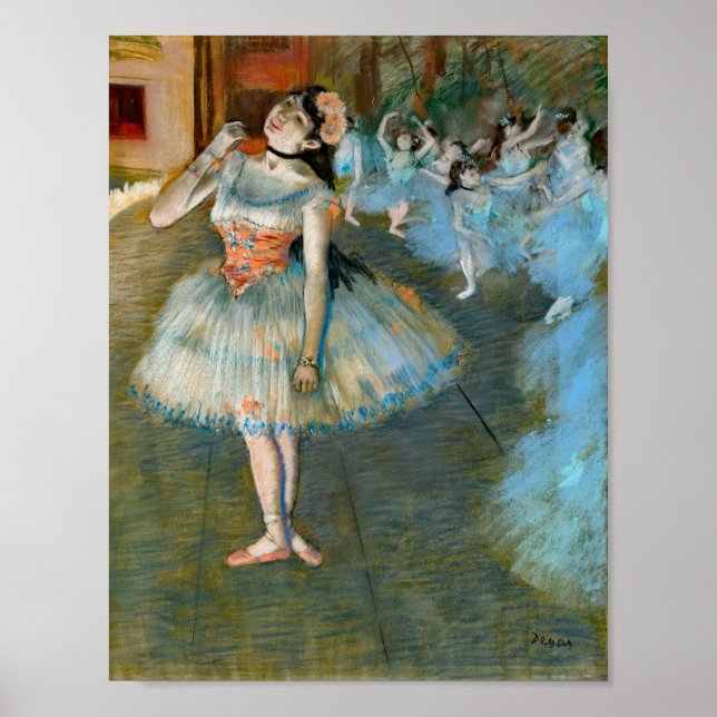 Degas Ballet Star Malerei Poster (Vorne)