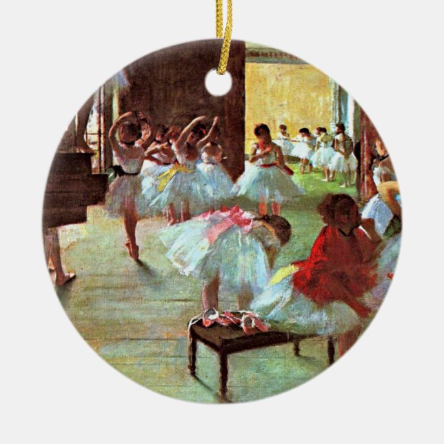 Degas - Ballettschule, Keramik Ornament (Vorne)