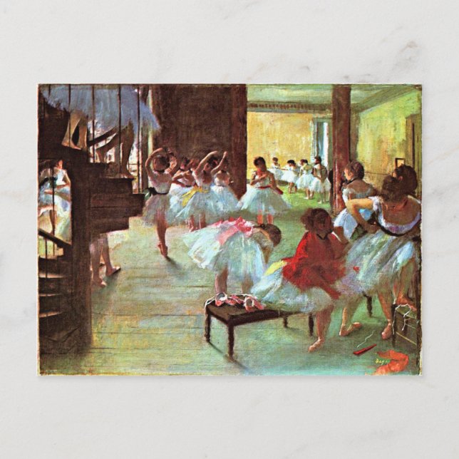 Degas - Ballettschule Postkarte (Vorderseite)