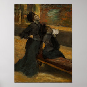 Degas - Besuch eines Museums Poster