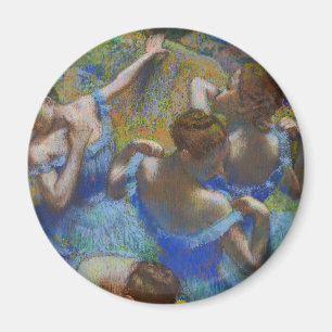 Degas Blaue Tänzerinnen Pastell-Feinbild Meisterwe Magnet
