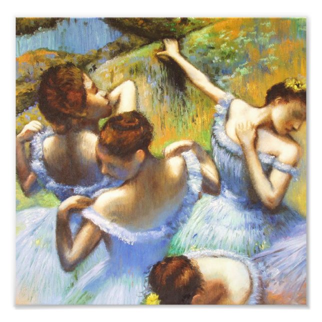 Degas Blue Dancers Foto Print (Vorne)