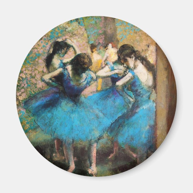 Degas Blue Dancers Magnet (Vorne)
