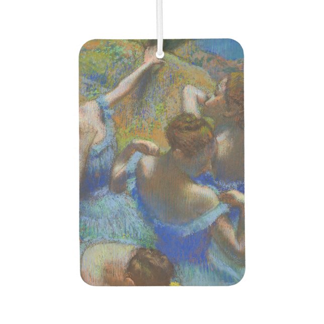Degas Blue Dancers Pastel Fine Art Masterpiece Autolufterfrischer (Vorderseite)