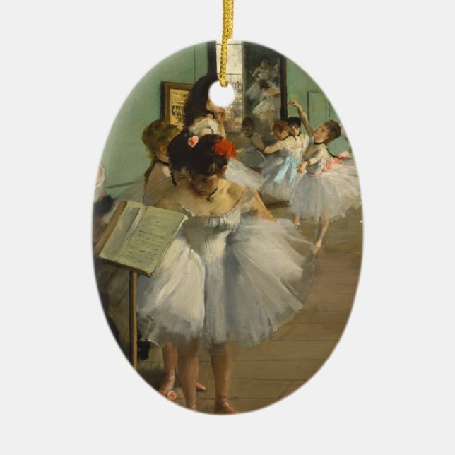 Degas Dance Class Ballett Tänzer Keramikornament (Vorne)