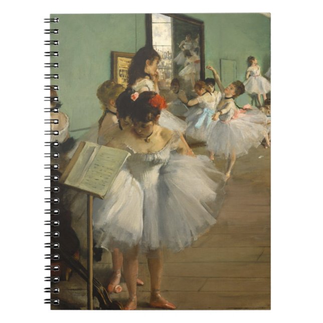 Degas Dance Class Ballett Tänzer Notizblock (Vorderseite)