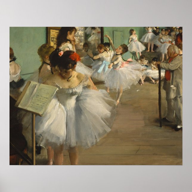 Degas Dance Class Ballett Tänzer Poster (Vorne)
