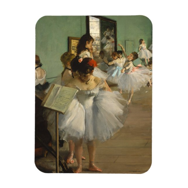 Degas Dance Class Cafè Lugano Magnet (Vertikal)