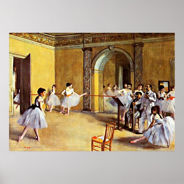 Degas - Dance Class Poster (Vorne)