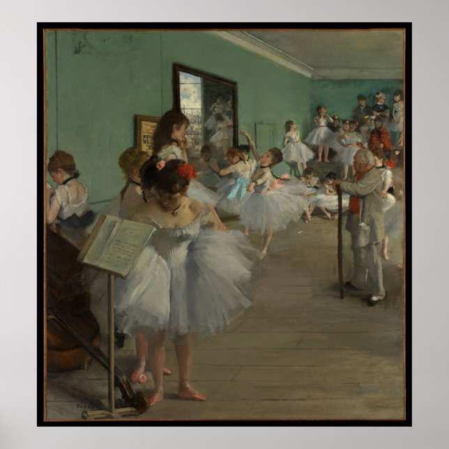 Degas' Dance Class Poster (Vorne)