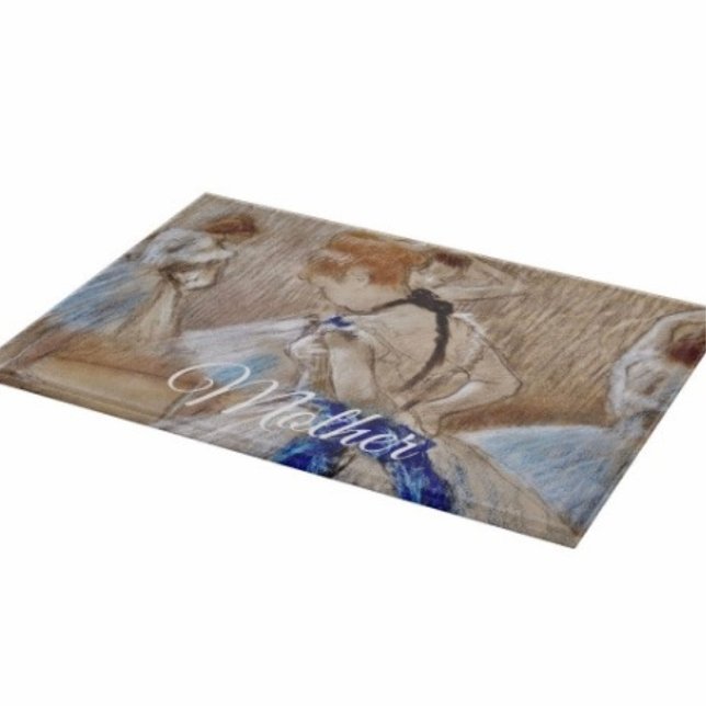 Degas Dancer With Blue Ribbon  Schneidebrett (A beautiful cutting board for Mom—practical, stylish, and perfect for Mother’s Day.

)