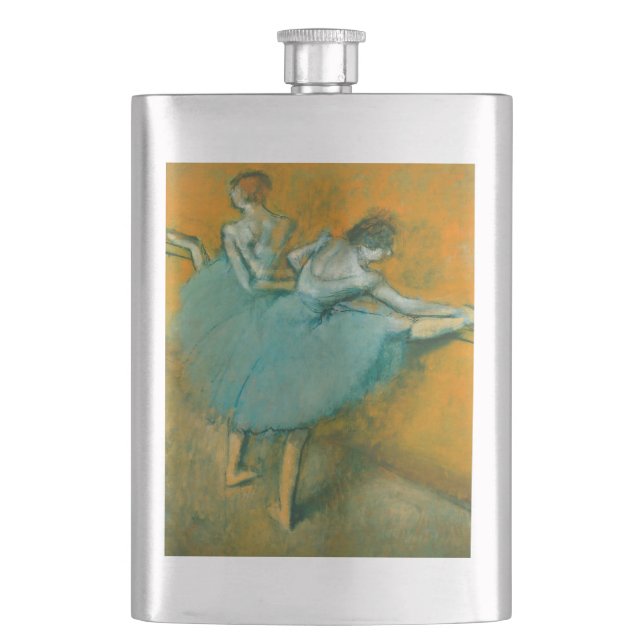 Degas Dancers im Bar Ballet Flachmann (Vorderseite)
