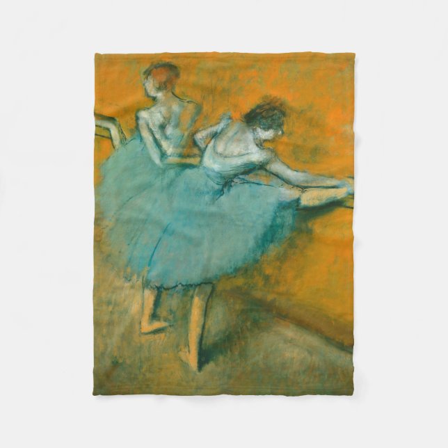 Degas Dancers im Bar Ballet Fleecedecke (Vorderseite)