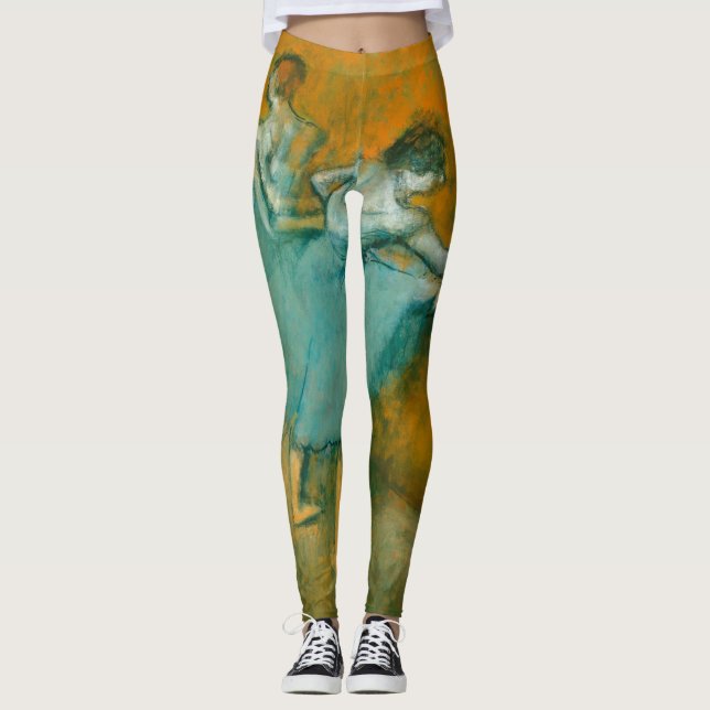 Degas Dancers im Bar Ballet Leggings (Vorderseite)